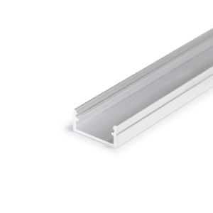Profil LED aparent BEGTON 12, RAW, aluminiu neanodizat, lungime 2m
