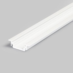 Profil LED încastrat GROOVE10, alb, lungime 2m