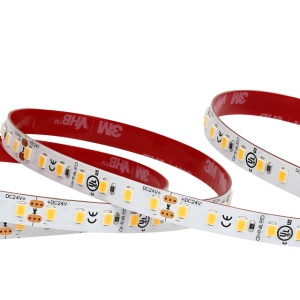 Bandă LED flexibilă Omniled - SMD2835 6.8W/m CRI90 24V 126led/m rolă 5m alb-cald sau neutru - Img 2