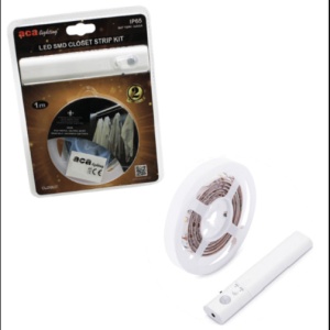 Banda led iluminat mobilier -senzor mișcare 1 metru 4000K 4xAAAA