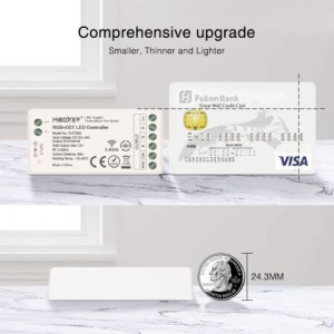 Controler MiBoxer Smart 2 în 1 monocolor/CCT RF, 12A, 12-24V - Img 2