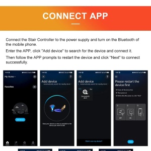 Controler Smart Iluminat Scări 16 Trepte cu telecomandă ,2 senzori și aplicație - Img 7