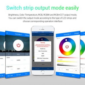 MiBoxer Controler Smart 5 în 1 WIFI/Telefon, 15A, 12-24V - Img 4