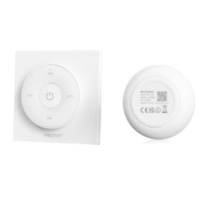 MiBoxer Telecomandă rotundă K2 Monocolor/CCT Perete 1 zonă RF Alb sau Negru - Img 6