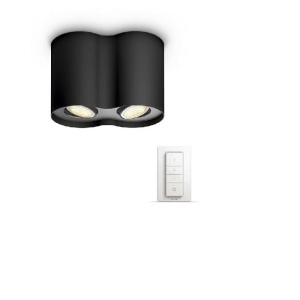 Philips - Spot aplicat HUE Pillar Negru 2x5.5W LED - Img 3