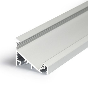 Profil LED de colț CORNER 14, aluminiu anodizat, lungime 2m