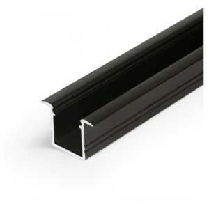Profil LED încastrat SMART IN 10, negru, lungime 2m