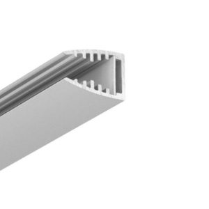 Profil LED pentru sticlă MIKRO10, aluminiu anodizat, lungime 2m