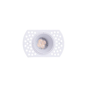 VK Light Spot rotund SKIN 1XGU10 alb trimless IP20 aluminiu - Img 3