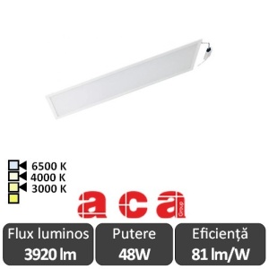 Aca Light Panou Led 48W Incastrabil 30x120 - Img 1