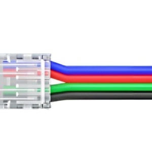 Conector alimentare pentru banda LED SMD RGB 8mm - 1bucată