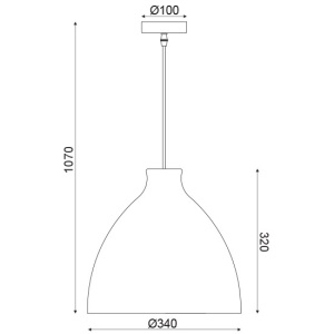 CORP SUSPENDAT ACA LIGHTING ML1013011N METAL ALB STUF BEJ E27