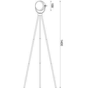 CORP ILUMINAT ACA LIGHTING ML306131FBK METAL NEGRU STICLA TRANSPARENTA E14