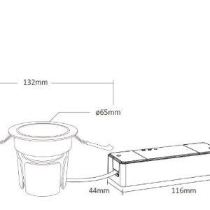 MIBOXER Spot Încastrat Smart CCT Dimabil 9W Zigbee+RF Ø 132mm - Img 5