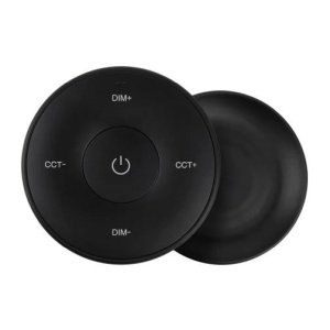 MiBoxer Telecomandă rotundă K2S Monocolor/CCT Perete 1 zonă RF Alb sau Negru - Img 6