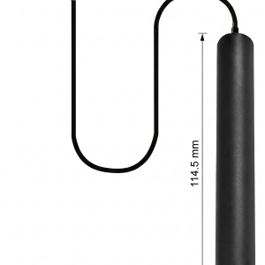 OMNILED TUBE Lampă suspendată șina magnetică ultra slim XT 7W 3000K Negru - Img 2
