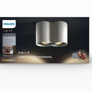 Philips - Spot aplicat HUE Pillar Alb 2x5.5W LED - Img 2
