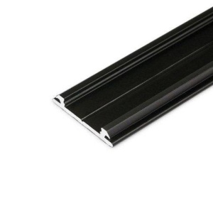 Profil LED aparent ARC 12, negru, lungime 2m