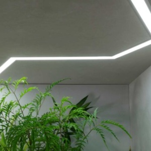 Profil LED încastrat LINEA IN 20, aluminiu neanodizat, lungime 2m - Img 6