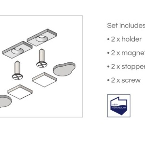 Set prindere magnetic profil LED seria MAGLYTE-10 - Img 2