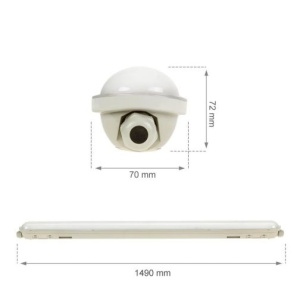 Spectrum Corp Iluminat Industrial cu Led Rezistent la Apa 4000 sau 6000K Alb-Neutru sau Rece 52W - Img 4