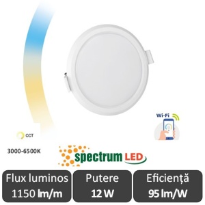 Spot Rotund Smart Spectrum WIFI CCT 12W
