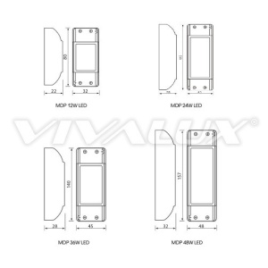 Sursa alimentare MPD LED 12W 12V-1A - Img 2