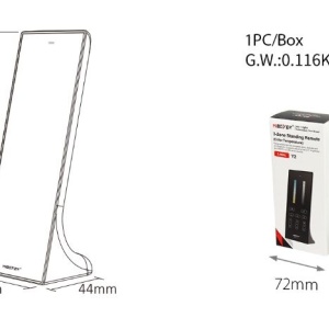 Telecomanda CCT Smart Verticală 3 zone RF Neagră - Img 4
