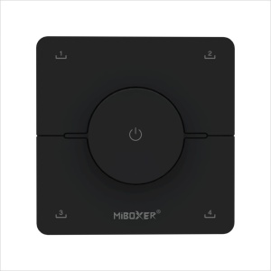 Telecomanda Monocolor/CCT Smart Perete 4 scene RF Albă sau neagră K0