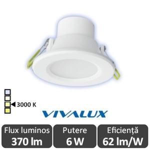 Vivalux TOP LED 6W alb-cald