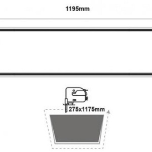 Aca Light Panou Led 48W Incastrabil 30x120 - Img 2