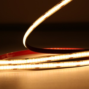 Bandă LED flexibilă COB SLIM 5mm premium 8W/m 400led/m CRI90 24V - Img 2