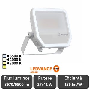 Ledvance - Proiector LED de Exterior 27/41W IP66 3000/4000/6500K WT