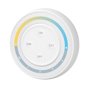 MiBoxer Telecomanda Monocolor/CCT 4 zone Touch Smart Perete RF Albă
