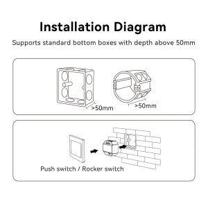 MiBoxer WL‑SW1 Smart Switch WIFI 230V,10A 2200W - Img 7