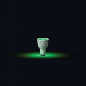 Philips - Set HUE Starter Kit RGB 6.5W alb-cald GU10 (3 becuri + 1 bridge) - Img 4