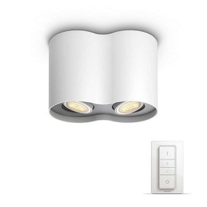 Philips - Spot aplicat HUE Pillar Alb 2x5.5W LED