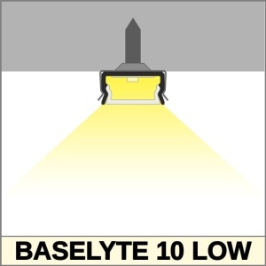 Profil aluminiu aparent BASELYTE-10 LOW, negru, lungime 2m - Img 3