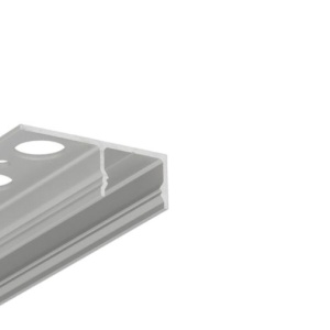 Profil LED încastrat UNI-TILE12 180deg C PLUS, aluminiu anodizat, lungime 2m