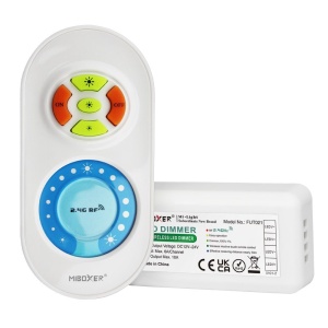 Set MiBoxer Dimmer și telecomandă RF, 12A, 12-24V, 2.4GHz