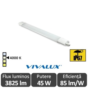 Vivalux KENT LED 45W 4000K Alb-Neutru IP65