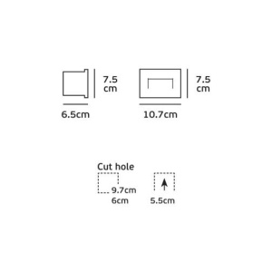 VK Light Led Iluminat Perete 3.6W 3000K IP65 Alb sau Gri Model 02109 - Img 2