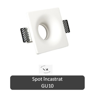 VK Light Spot rotund VK/09029 1XGU10 alb trimless IP20