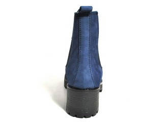Botine albastre piele naturala Nora DB4 - Img 5