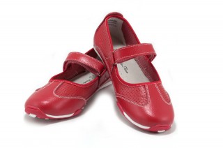 Pantofi rosii din piele naturala DP6 - Img 2