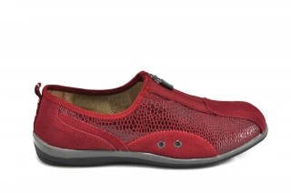 Pantofi rosii din piele naturala Glen DP59 - Img 4