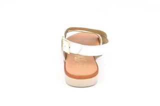 Sandale alb - aurii In shoes, din piele naturala - Img 3
