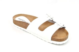 Sandale albe Morxiva, din piele naturala DS48 - Img 3