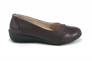 Pantofi maro cu varf de lac Celia DP44 - Img 5