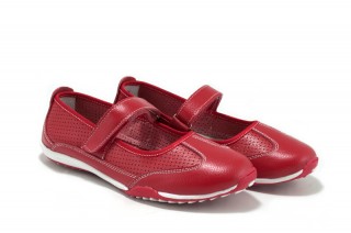Pantofi rosii din piele naturala DP6